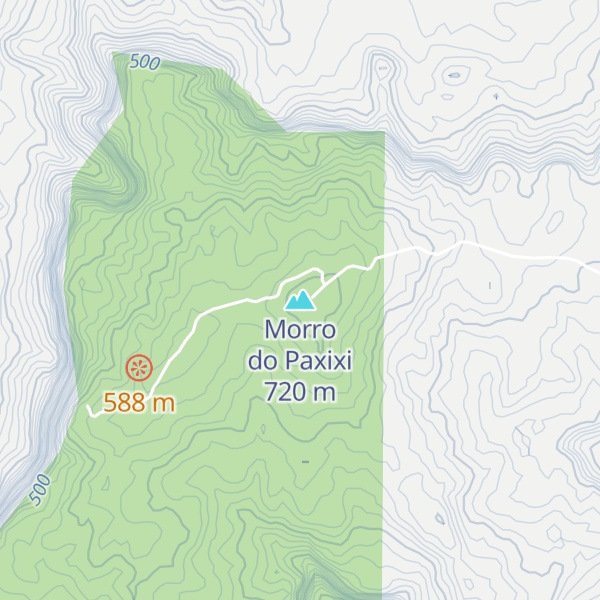Map of Morro do Paxixi
