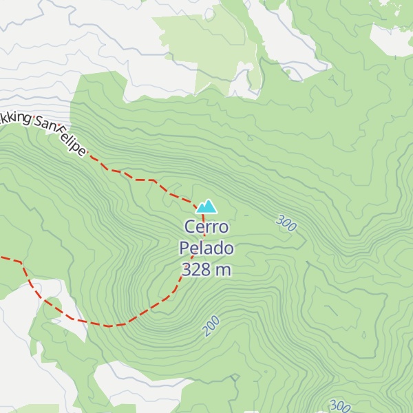 Map of Cerro Pelado