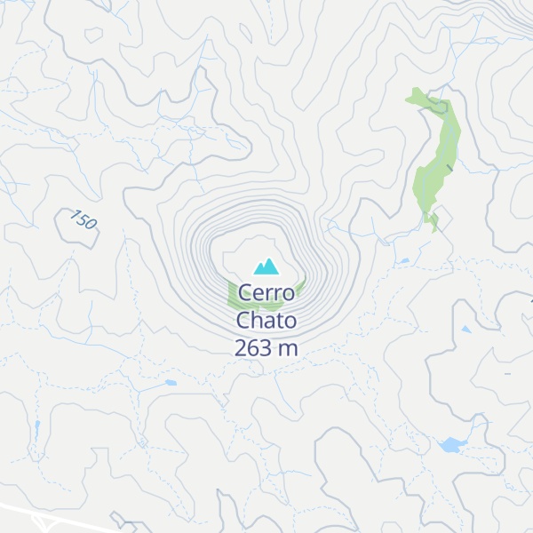 Map of Cerro Chato