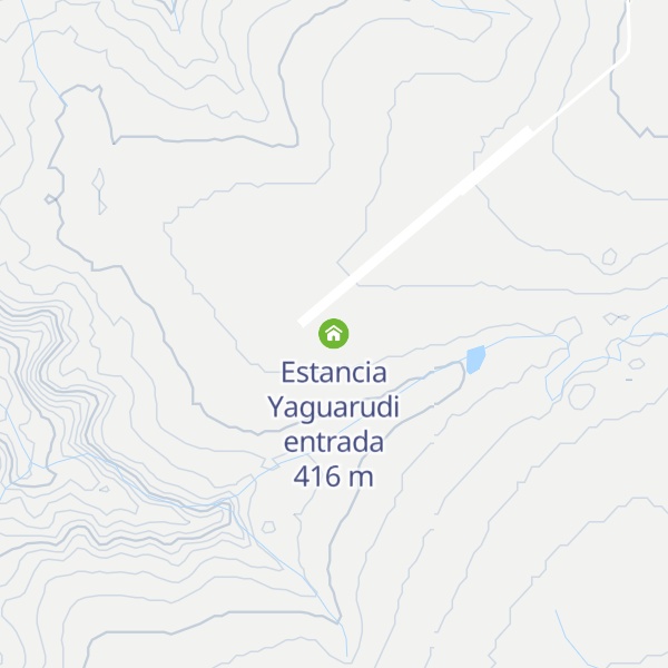 Map of Estancia Yaguarudi entrada