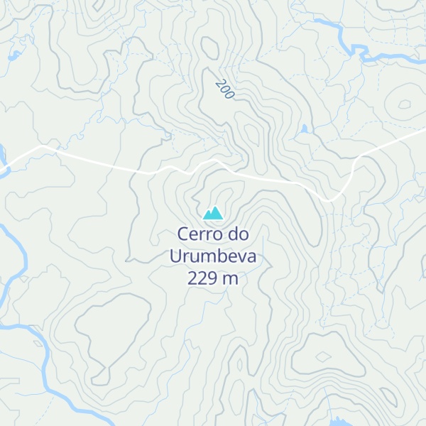 Map of Cerro do Urumbeva
