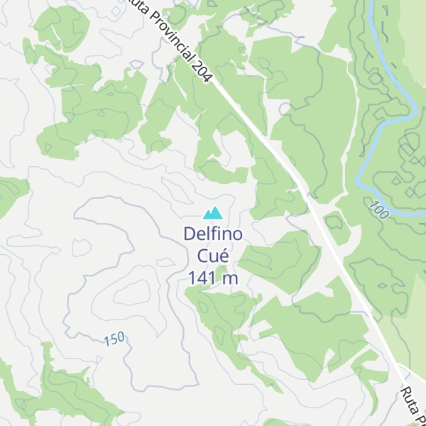 Map of Delfino Cué