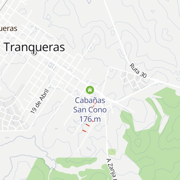 Map of Cabañas San Cono