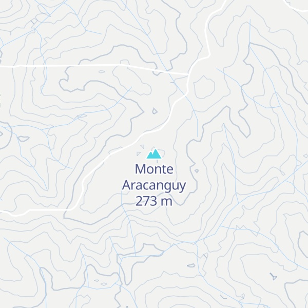 Map of Monte Aracanguy