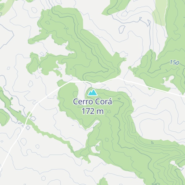 Map of Cerro Corá