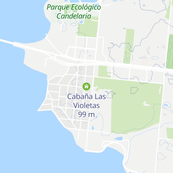 Map of Cabaña Las Violetas