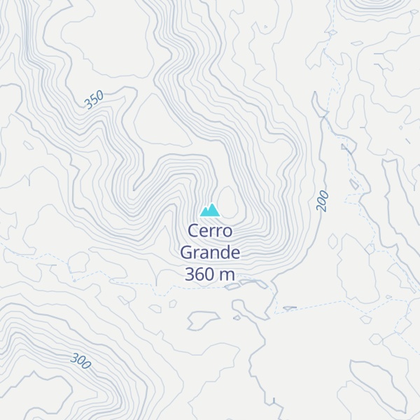 Map of Cerro Grande