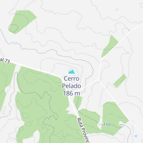 Map of Cerro Pelado
