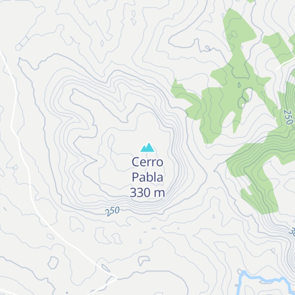 Map of Cerro Pabla