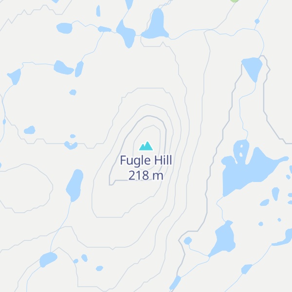 Map of Fugle Hill