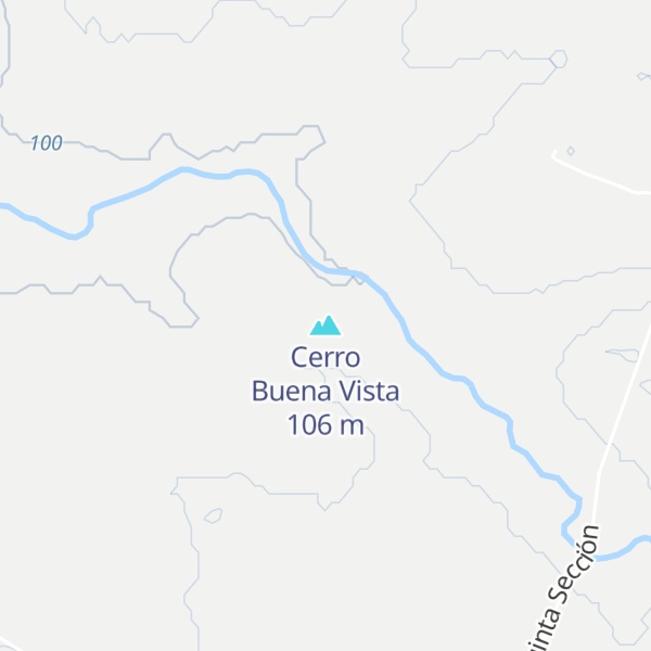 Map of Cerro Buena Vista