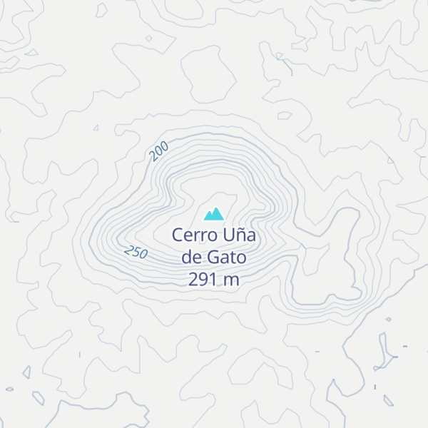 Map of Cerro Uña de Gato