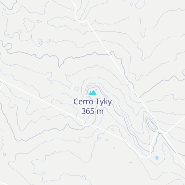 Map of Cerro Tyky