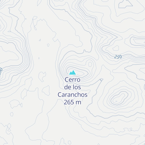 Map of Cerro de los Caranchos