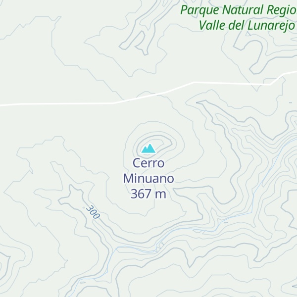 Map of Cerro Minuano