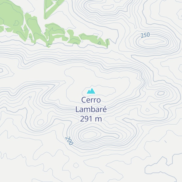 Map of Cerro Lambaré