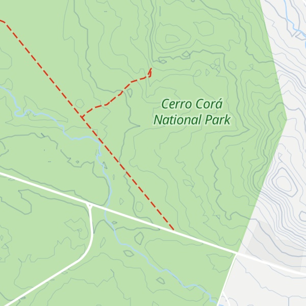 Map of Cerro Corá