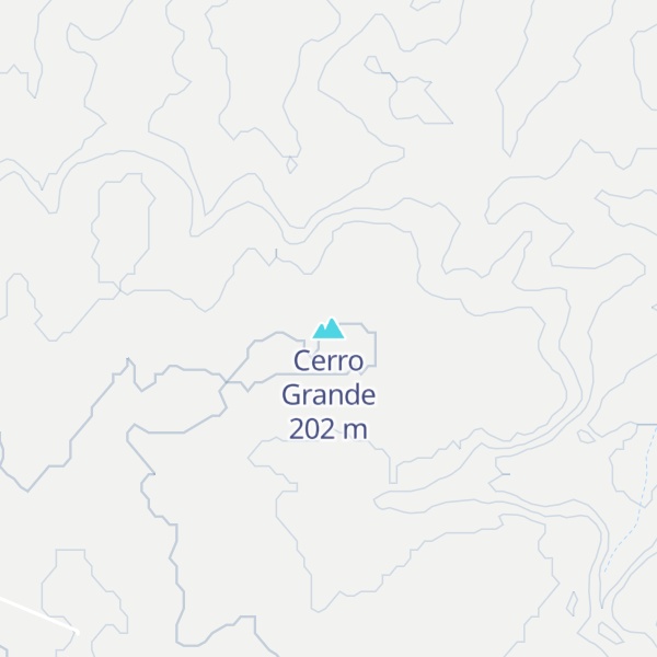 Map of Cerro Grande