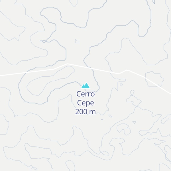 Map of Cerro Cepe