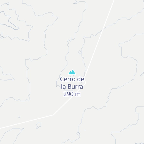 Map of Cerro de la Burra