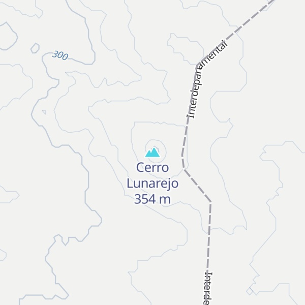 Map of Cerro Lunarejo