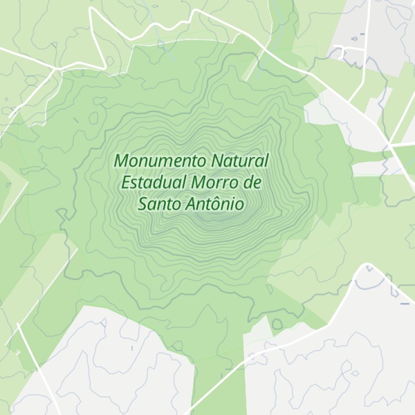 Map of Morro de Santo Antônio