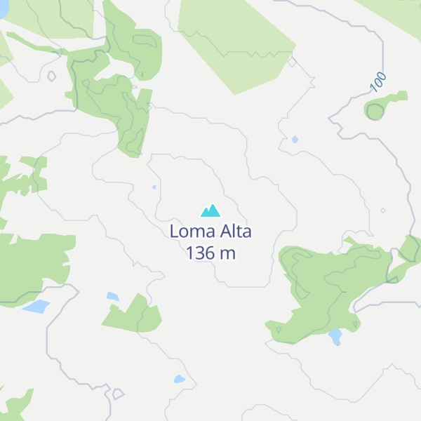 Map of Loma Alta