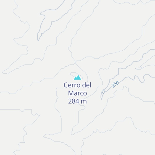 Map of Cerro del Marco