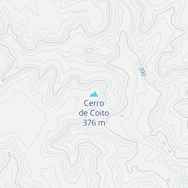 Map of Cerro de Coito