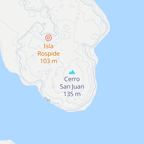 Map of Cerro San Juan
