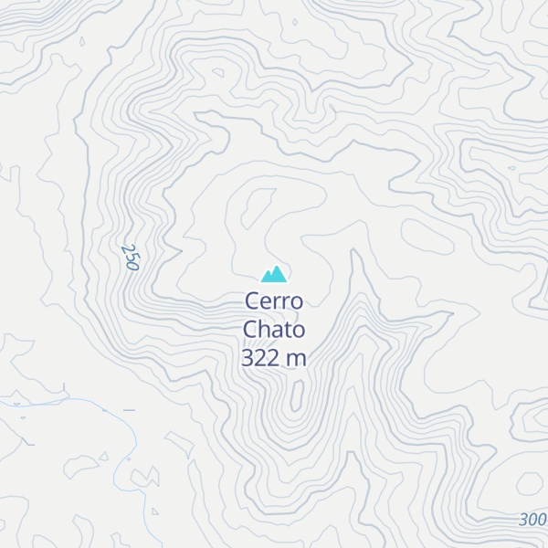 Map of Cerro Chato