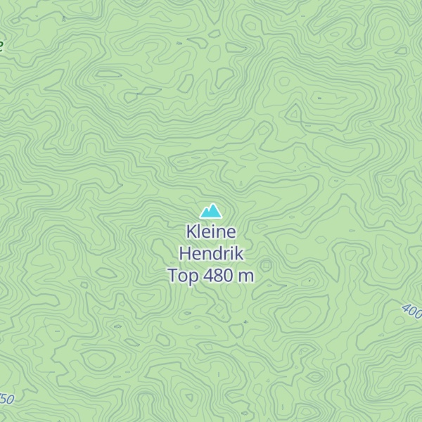 Map of Kleine Hendrik Top