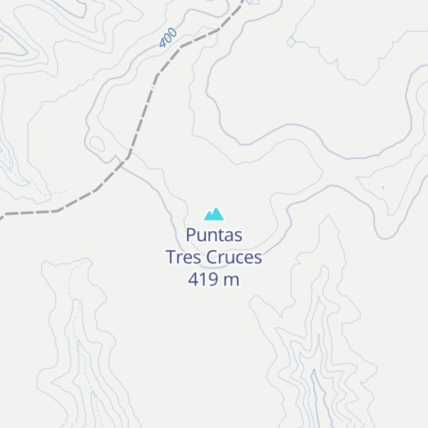 Map of Puntas Tres Cruces