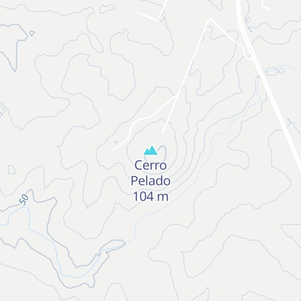 Map of Cerro Pelado