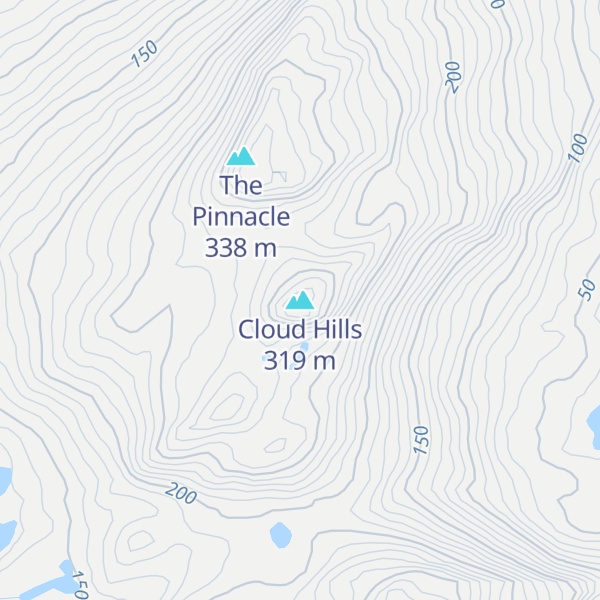 Map of Cloud Hills