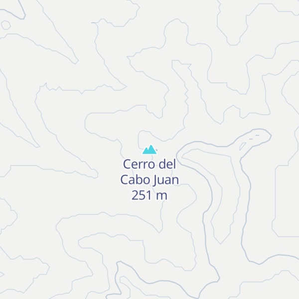 Map of Cerro del Cabo Juan