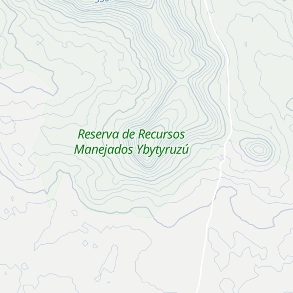 Map of Cerro Yoveré
