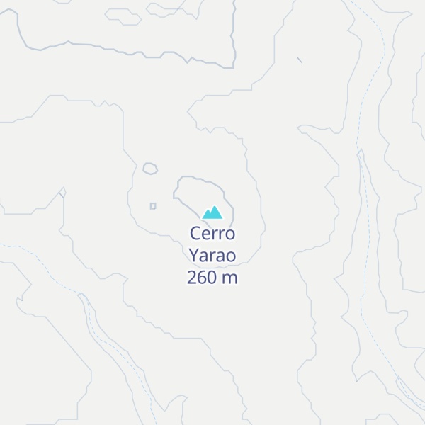 Map of Cerro Yarao