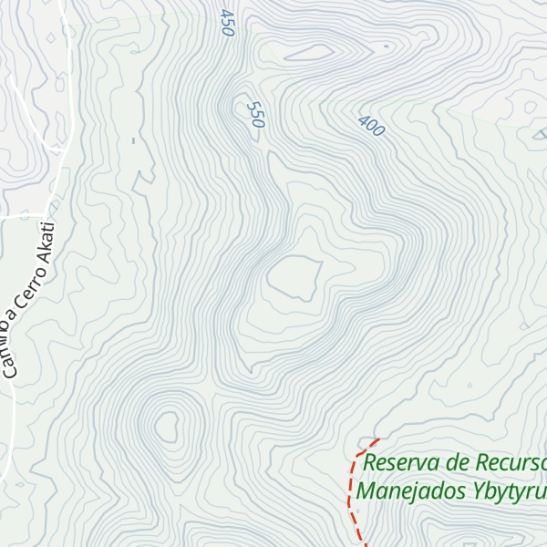 Map of Cerro Mainumby