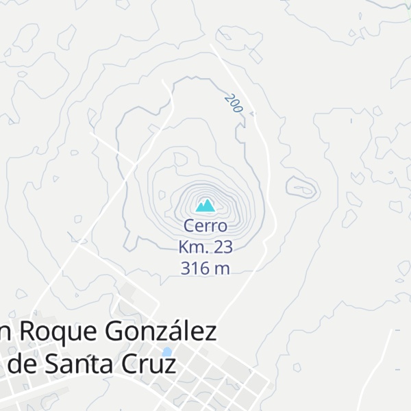 Map of Cerro Km. 23