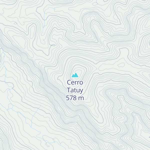 Map of Cerro Tatuy