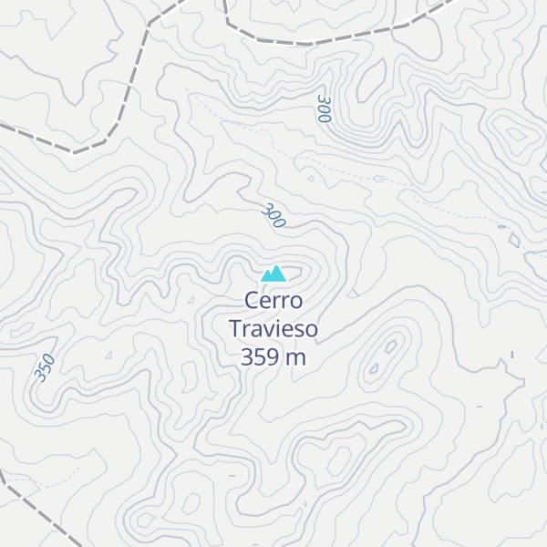 Map of Cerro Travieso