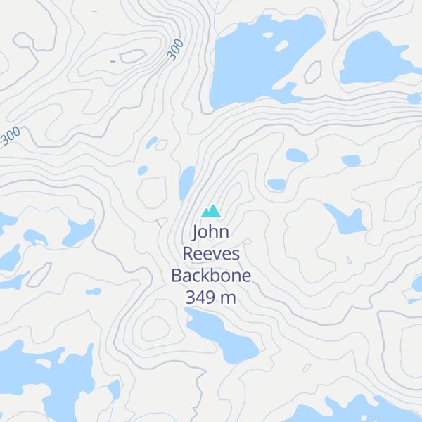 Map of John Reeves Backbone