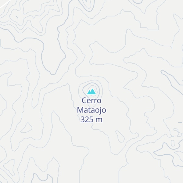 Map of Cerro Mataojo