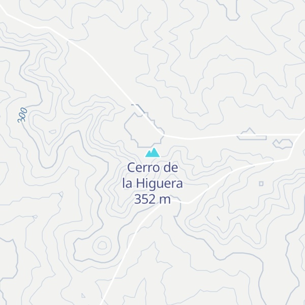 Map of Cerro de la Higuera