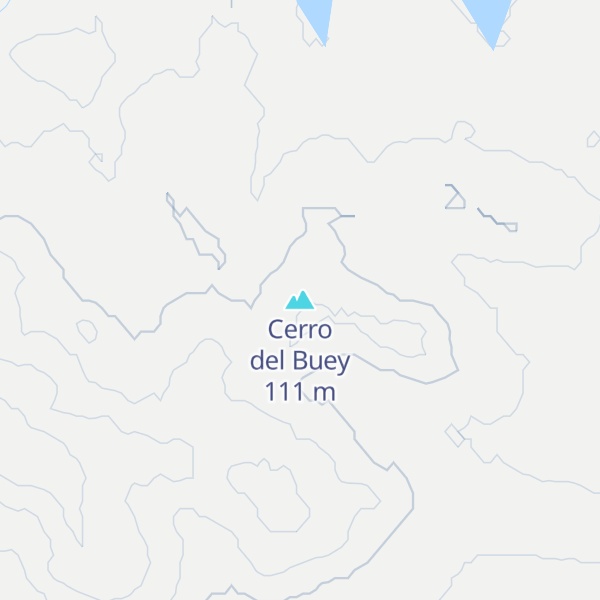 Map of Cerro del Buey