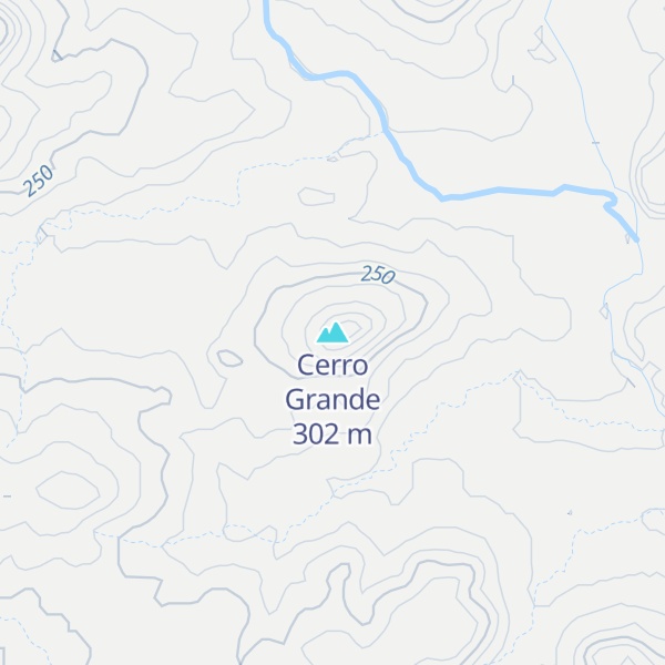 Map of Cerro Grande