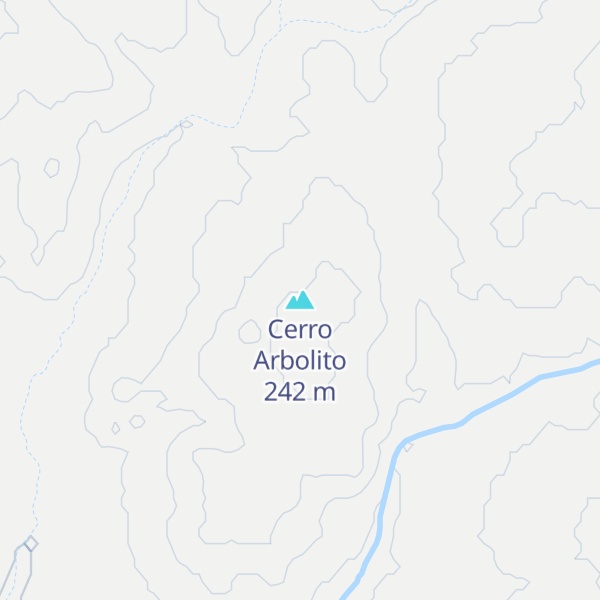 Map of Cerro Arbolito