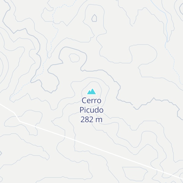 Map of Cerro Picudo
