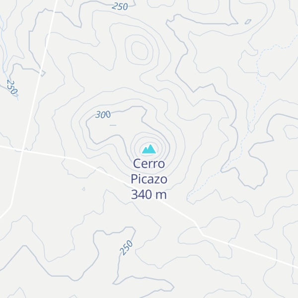Map of Cerro Picazo